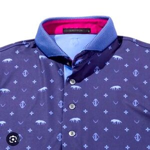 Greyson Clothiers Stalking GOAT Polo in Eclipse